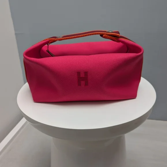 New Hermes Bride a Brac GM (Large) in Hibiscus - Picture 2 of 7